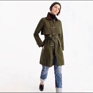 Stunning J. Crew field trench coat NWOT